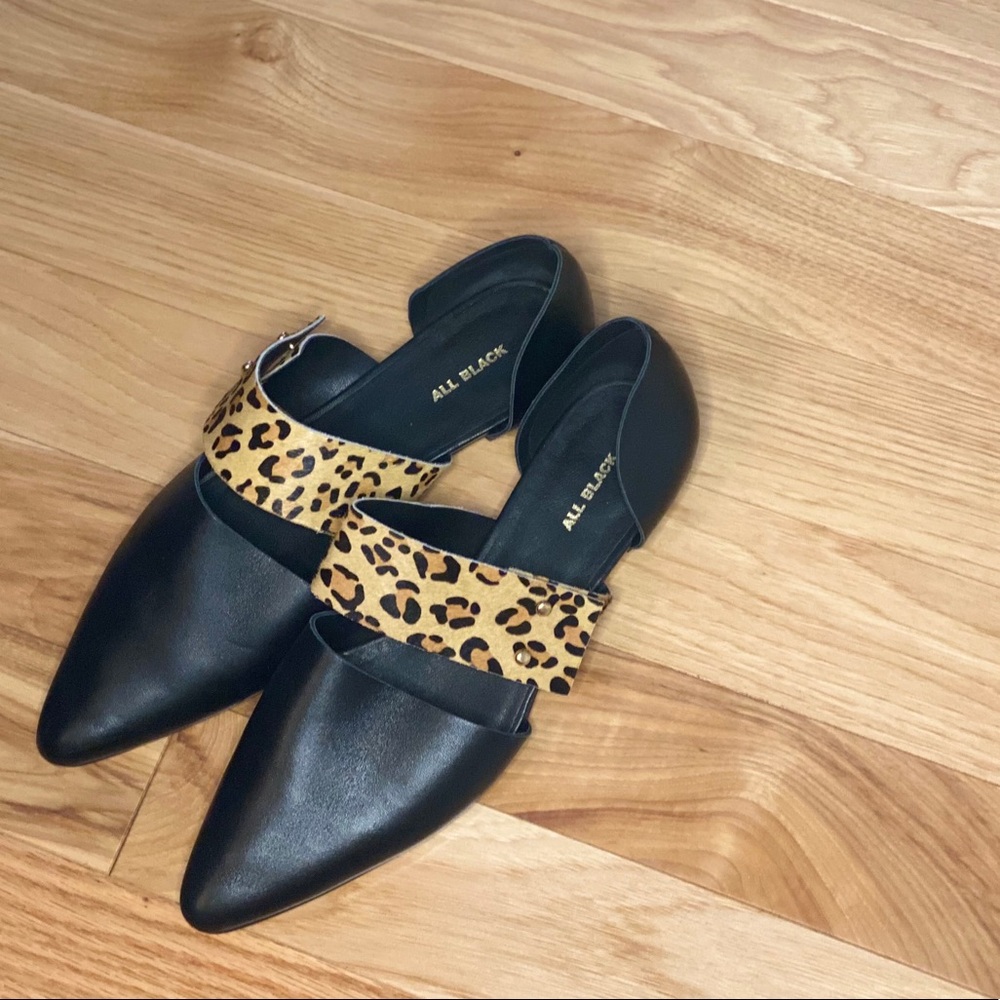 ALL BLACK flats
